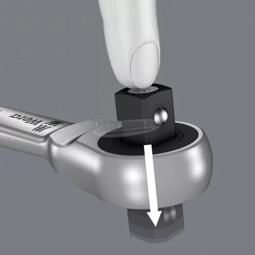 WERA 8100 SB 7 Zyklop Metal Dugókulcs készlet Metrikus 3/8" 29 részes 05004047001