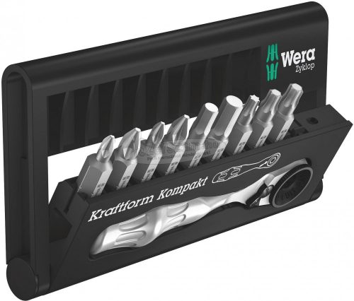 WERA Bit-Check 10 Zyklop Mini 1, Bit készlet, 10 részes 05073645001