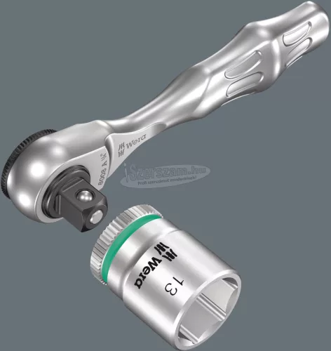 WERA 8008 A Zyklop Mini 3 racsnis hajtókar 1/4" 100mm 05003793001