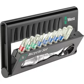   Wera Bicycle Set 9 Bit készlet Phillips, TORX, Belső hatlap, Külső négylap 05004177001