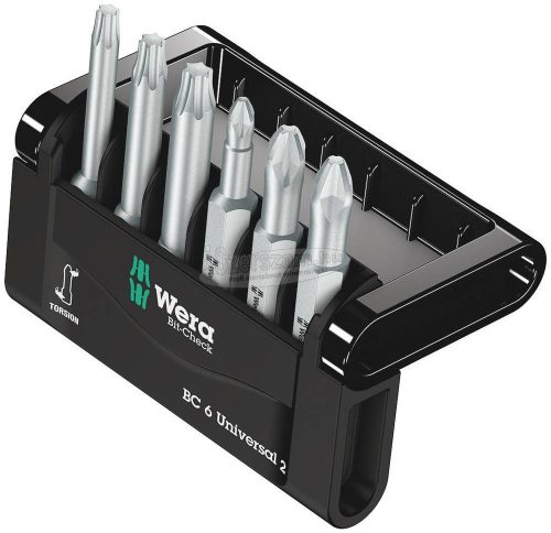 WERA Bit-Check 6 V univerzális 1, Bit készlet, 6 részes 05056478001
