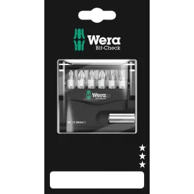   WERA Bit-Check 12 Metal 1 SB, Bit készlet, 12 részes 05136393001