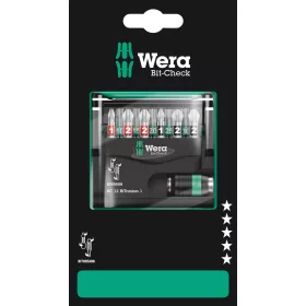   WERA Bit-Check 12 BiTorsion 1 SB, Bit készlet, 12 részes 05136385001