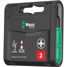   WERA Bit-Box 20 BTZ PH, PH2x25mm, 20 részes Bit készlet 05057751001