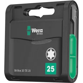  WERA Bit-Box 20 TX, TX25x25mm, 20 részes Bit készlet 05057773001