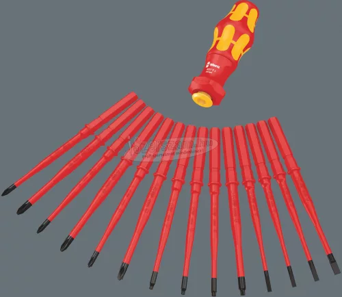 WERA 827 T i Kraftform Turbo Szigetelt csavarhúzó nyél, cserélhető pengés, 9x125mm 05057481001