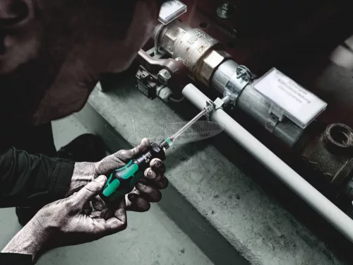 WERA 826 T Kraftform Turbo bittartó csavarhúzó fogantyú Rapidaptor gyorstokmány, 1/4"x146mm 05057480001