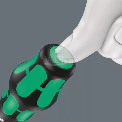 WERA 826 T Kraftform Turbo bittartó csavarhúzó fogantyú Rapidaptor gyorstokmány, 1/4"x146mm 05057480001