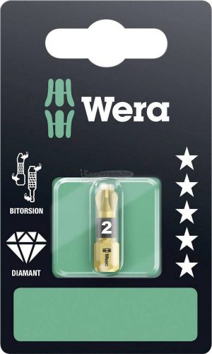 WERA 855/1 BDC SB bit, PZ2x25mm 05073337001