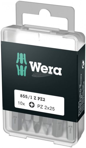 WERA 855/1 Z DIY bit, PZ1x25mm, 10 részes 05072403001