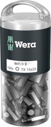 WERA 867/1 TORX DIY 100, TX15x25mm, 100 részes 05072447001