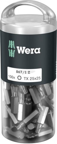 WERA 867/1 TORX DIY 100, TX25x25mm, 100 részes 05072449001