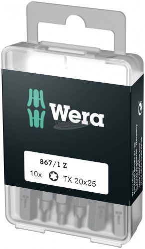 WERA 867/1 DIY TORX bit, TX, 25mm több méretben