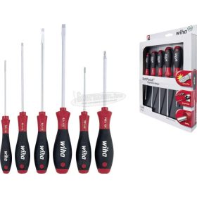   WIHA SoftFinish lapos+Phillips csavarhúzó készlet SL+PH 6 részes Cr-V-Mo 07152