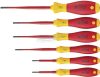 WIHA SoftFinish electric slimFix csavarhúzó készlet T10H-T40H Furatos TORX 6 részes szigetelt VDE 1000V 41245
