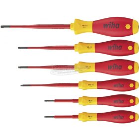   WIHA SoftFinish electric slimFix csavarhúzó készlet T10H-T40H Furatos TORX 6 részes szigetelt VDE 1000V 41245