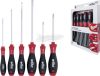 WIHA SoftFinish lapos+Pozidriv csavarhúzó készlet SL+PZ 6 részes Cr-V-Mo 07153