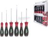 WIHA SoftFinish lapos+Pozidriv üthető csavarhúzó készlet SL+PZ 6 részes Cr-V-Mo 21251