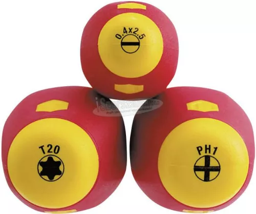 WIHA szigetelt hatlapú nyeles dugókulcs készlet 5,5-13mm, 5 részes SoftFinish VDE 1000V 29466