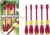 WIHA szigetelt hatlapú nyeles dugókulcs készlet 5,5-13mm, 5 részes SoftFinish VDE 1000V 29466