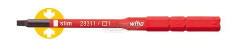 WIHA slimBit electric bit négylapú #2x75mm szigetelt VDE 1000V 35511