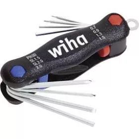   WIHA Multitool Mini PocketStar Lapos, Phillips, imbusz 8 részes, 27936
