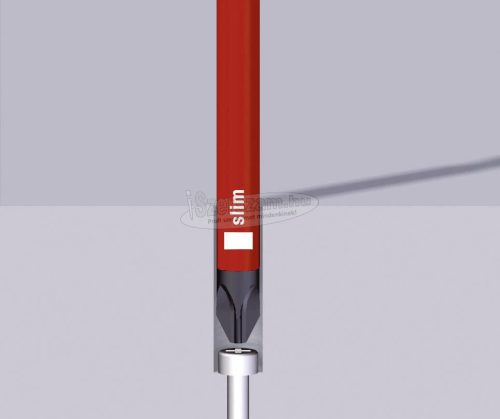 WIHA SoftFinish electric slimFix VDE szigetelt Pozidriv csavarhúzó PZ2x100/218mm 1000V Cr-V-Mo 35396