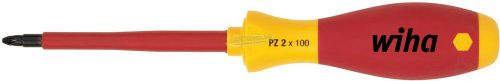 WIHA szigetelt Pozidriv csavarhúzó PZ2x100/218mm, SoftFinish 1000V VDE 00879