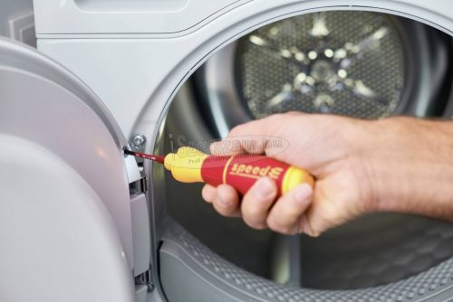 WIHA szigetelt SpeedE II VDE E-csavarhúzó készlet SL+SL/PZ 591, 7 részes 1000V 44318