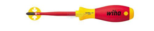 WIHA SoftFinish electric slimFix VDE 1000V szigetelt Xeno csavarhúzó SL/PZ1x80/191mm 3281/36329 Cr-V-Mo 36329