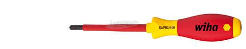 WIHA SoftFinish csavarhúzó PlusMinus/Phillips SL/PH1x80mm szigetelt VDE 1000V 30716
