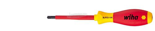 WIHA SoftFinish electric VDE 1000V szigetelt Xeno csavarhúzó SL/PZ2x100/218mm 328 Cr-V-Mo 30701