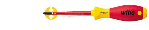 WIHA SoftFinish electric slimFix VDE 1000V szigetelt Xeno csavarhúzó SL/PH2x100/218mm 3271/35503 Cr-V-Mo 35503