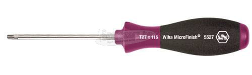 WIHA MicroFinish csavarhúzó TORX kerek pengével T15x80mm 29163