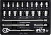 WIHA Racsnis kulcskészlet 3/8" 23 részes 44708