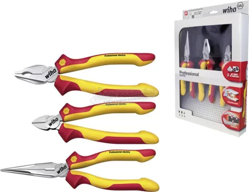 WIHA Professional electric szigetelt fogó készlet 3 részes VDE 1000V 26852
