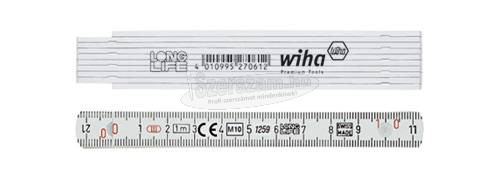 WIHA LongLife szegmenses mérőléc 1m metrikus, 10 tagos 13mm 27061