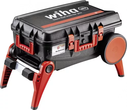 WIHA XXL III Electric villanyszerelő szerszámkoffer 100 részes 1000V VDE szigetelt 44128