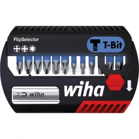   WIHA T-bit készlet 13 részes PH+PZ2+TX FlipSelector 25mm, 1/4" C6,3 41824