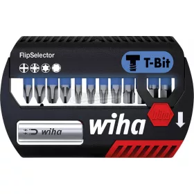   WIHA FlipSelector T-bit 25mm bitkészlet Vegyes 14 részes 1/4" C6,3 41826