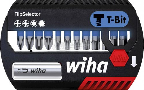 WIHA FlipSelector T-bit 25mm bitkészlet Vegyes 14 részes 1/4" C6,3 41826