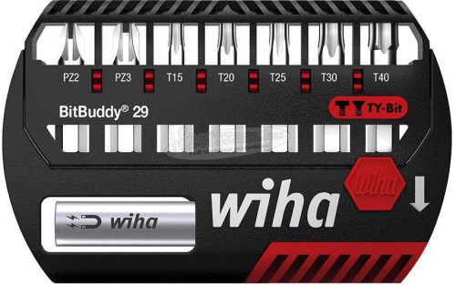 WIHA BitBuddy TY-bit 29mm bitkészlet Pozidriv, TORX 9 részes 1/4" C6,3 42139