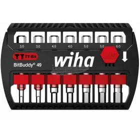   WIHA BitBuddy TY-bit 49mm bitkészlet hatlapú 8 részes 1/4" E6,3 42114