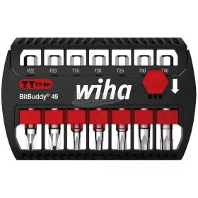   WIHA BitBuddy TY-bit 49mm bitkészlet Pozidriv, TORX, 8 részes 1/4" E6,3 42118
