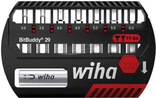 WIHA BitBuddy TY-bit 29mm bitkészlet hatlapú, 9 részes 1/4" C6,3 42135