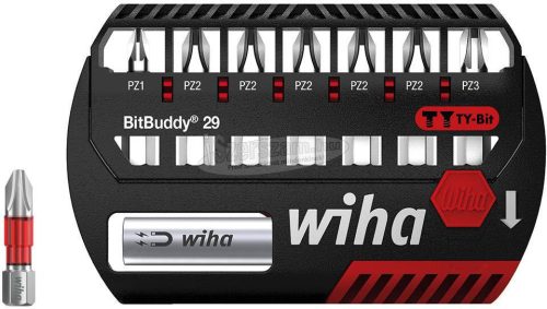 WIHA BitBuddy TY-bit 29mm bitkészlet Pozidriv 9 részes 1/4" C6,3 42098