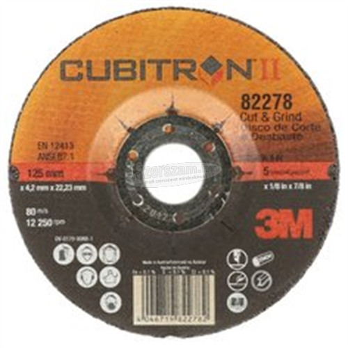 3M Cubitron II tisztító-, vágókorongok több méretben