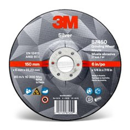 3M tisztítókorongok Silver, T27 süllyesztett