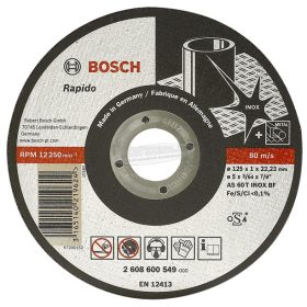 Bosch vágókorong 125x1.0mm INOX 2608600549