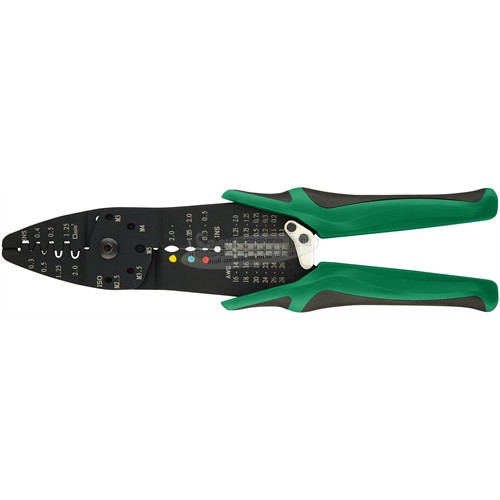 Fortis krimpelő fogó szigetelt és szigeteletlen kábelsarukhoz 0.5-6.0mm2 55300210/8504568007